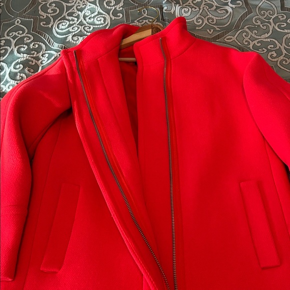 J Crew Stadium Wool blend Zip Front Jacket, Size 8 - Picture 2 of 11